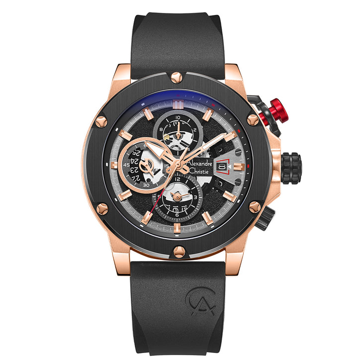 6491BCRBRBA Men's Chronograph Quartz Watch 45mm