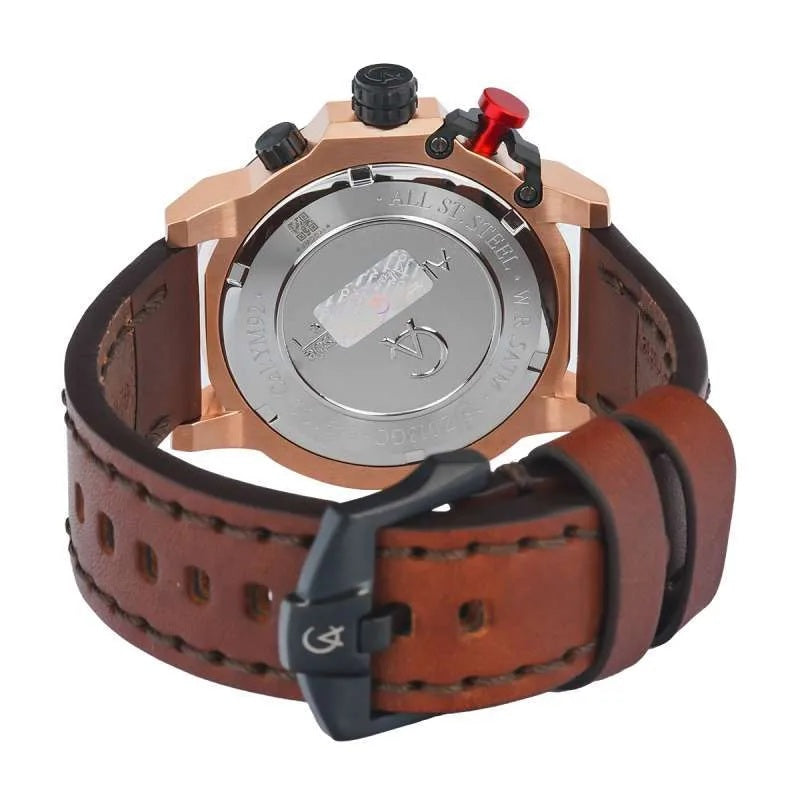 6491GCLBRBA Men's Chronograph Quartz Watch 45mm