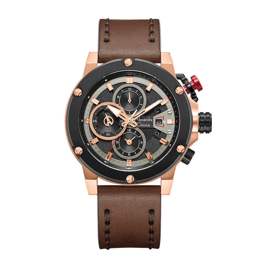 6491GCLBRBA Men's Chronograph Quartz Watch 45mm