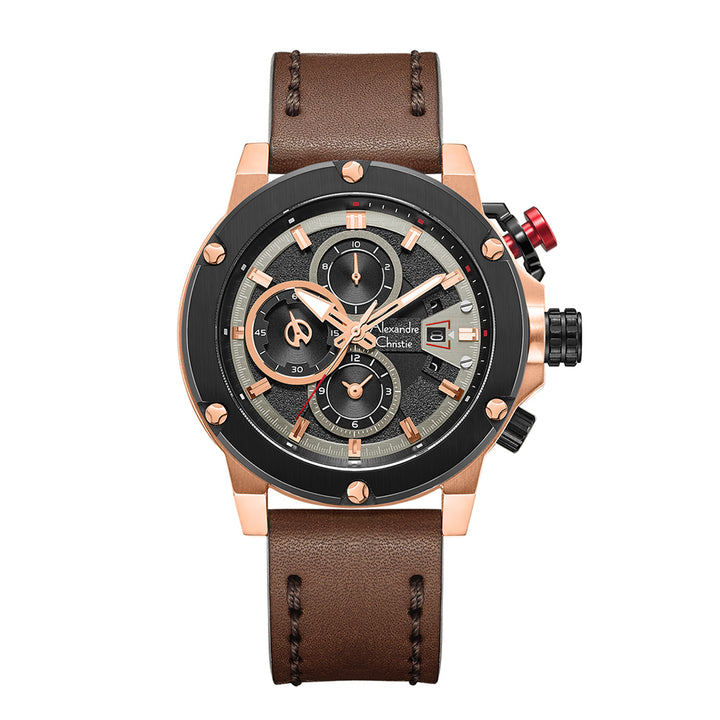 6491GCLBRBA Men's Chronograph Quartz Watch 45mm