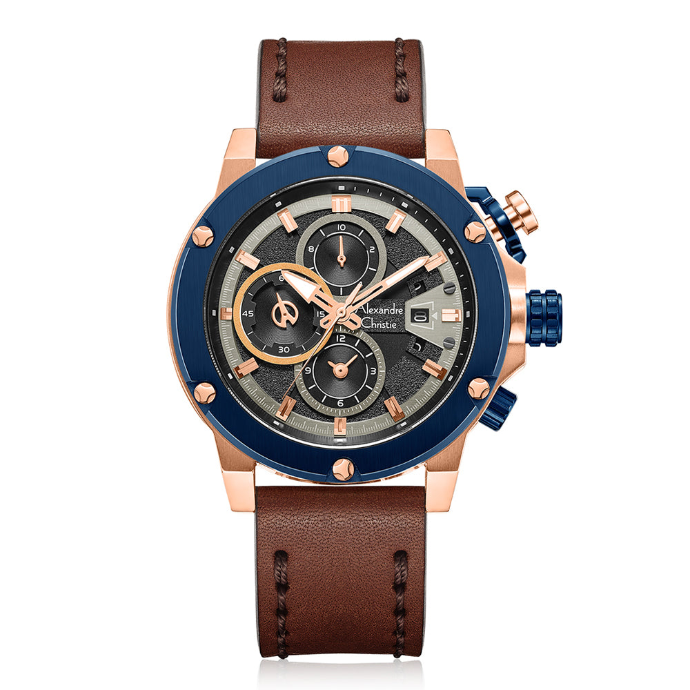 6491GCLURBA Men's Chronograph Quartz Watch 45mm