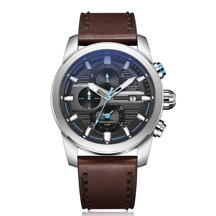 6562MCLSSBABU Men's Chronograph Quartz Watch 45mm