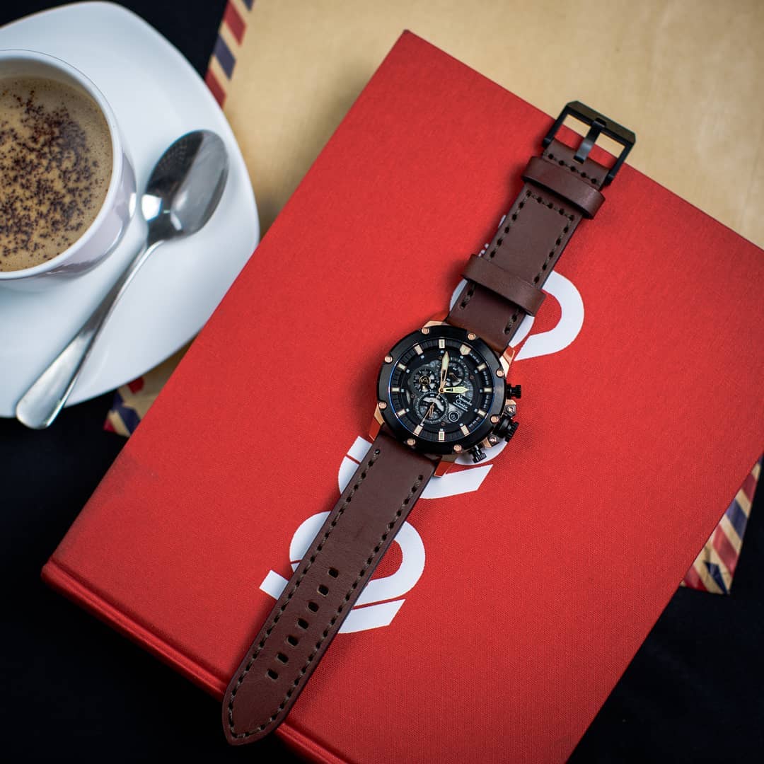 6564MCLBRBA Men's Chronograph Quartz Watch 46mm