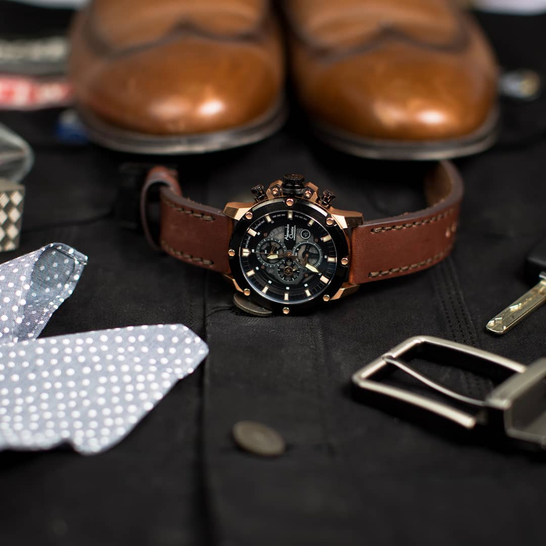 6564MCLBRBA Men's Chronograph Quartz Watch 46mm