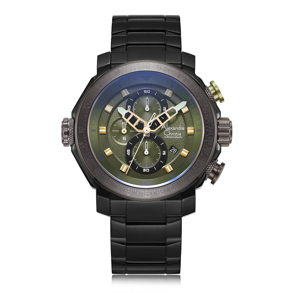 6565MCBEPGN Men's Chronograph Quartz Watch 45mm