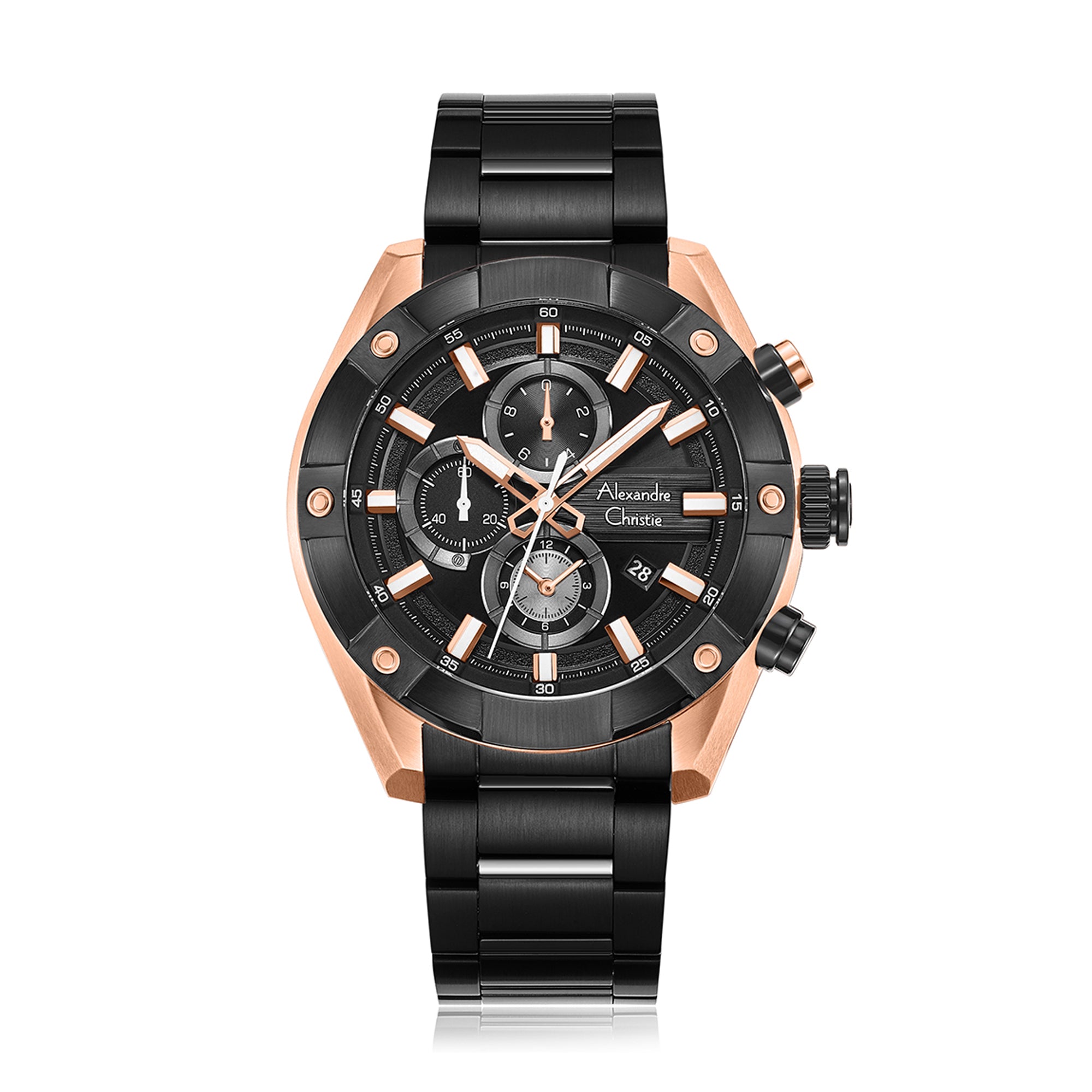 6604MCBBRBA Men's Chronograph Quartz Watch 46mm