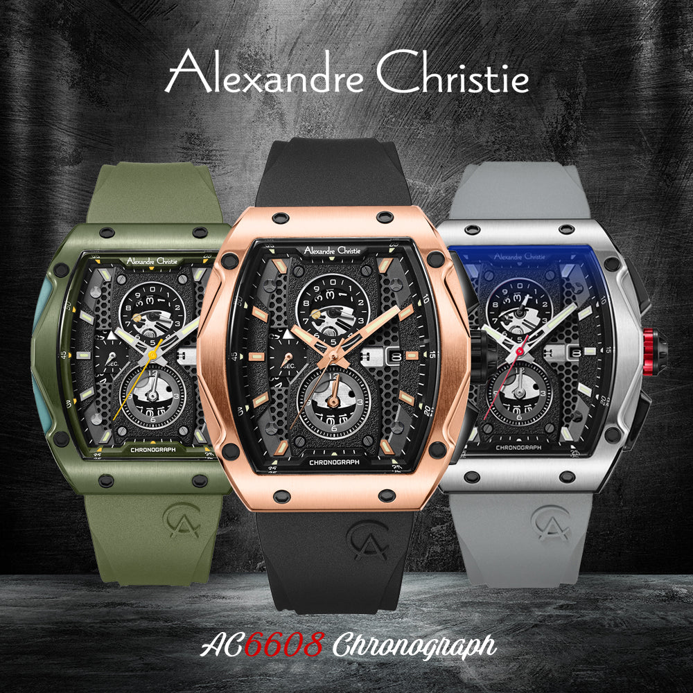 6608MCRGABA Men's Chronograph Quartz Watch 44mm