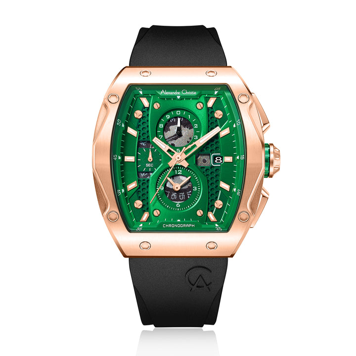 6608MCRRGGN Men's Chronograph Quartz Watch 44mm