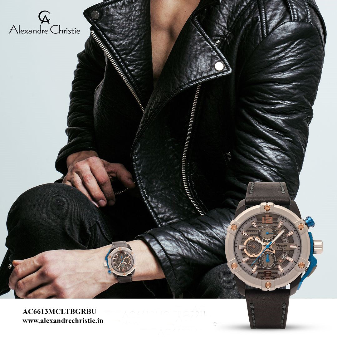 6613MCLTBGRBU Men's Chronograph Quartz Watch 47mm