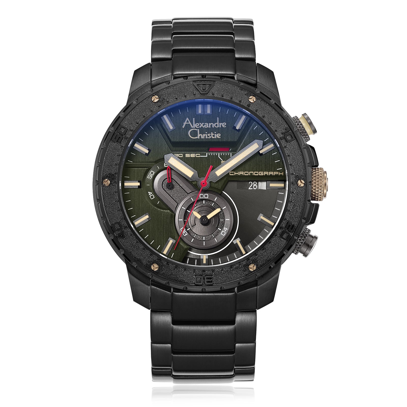 6627MCBIPBAIV Men's Chronograph Quartz Watch 46mm