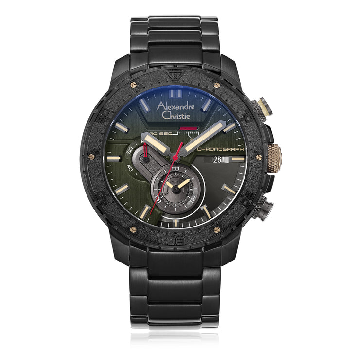 6627MCBIPBAIV Men's Chronograph Quartz Watch 46mm