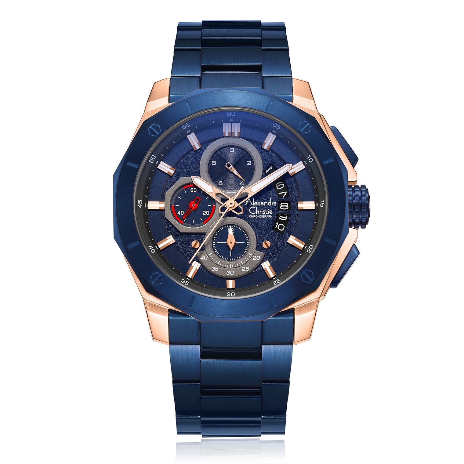6632MCBURBU Men's Chronograph Quartz Watch 45mm