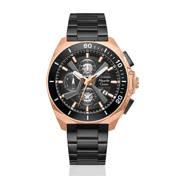 6695MCFBRBA Men's Chronograph Quartz Watch 45mm
