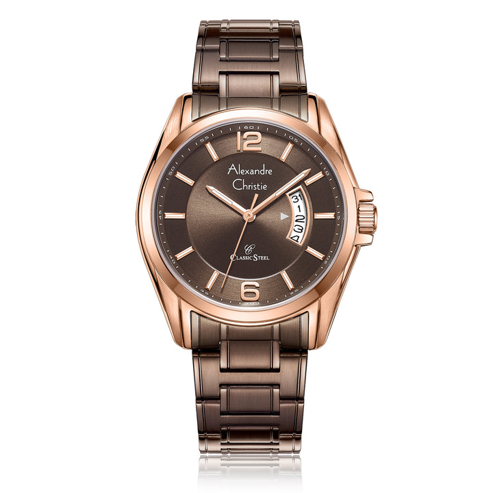 8684MDBROBO Men's Classic Quartz Watch 41mm