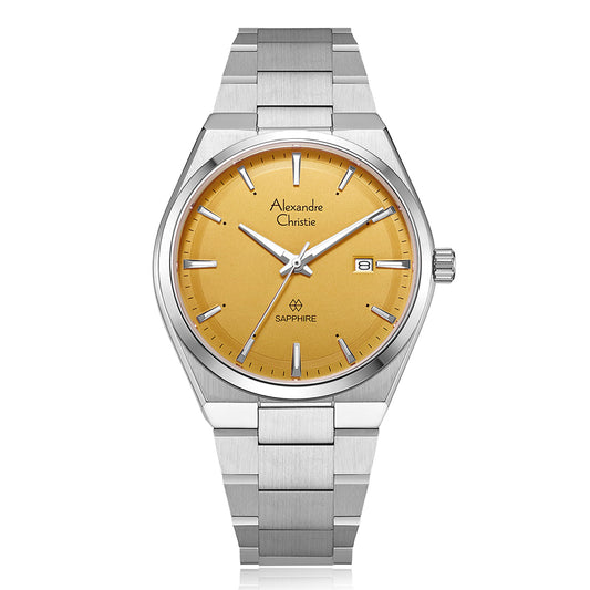 8697MDBSSYL Men's Classic Quartz Watch 39mm