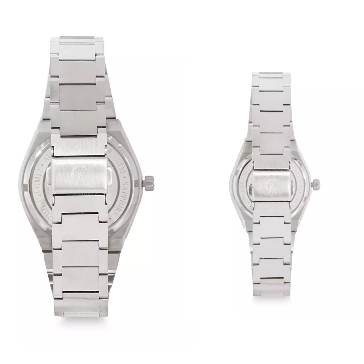 8697MDLDBSSYL Couple's Classic Quartz Watch 39+32mm