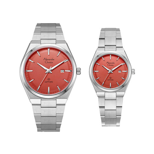 8697MDLDSSOR Couple's Classic Quartz Watch 39+32mm