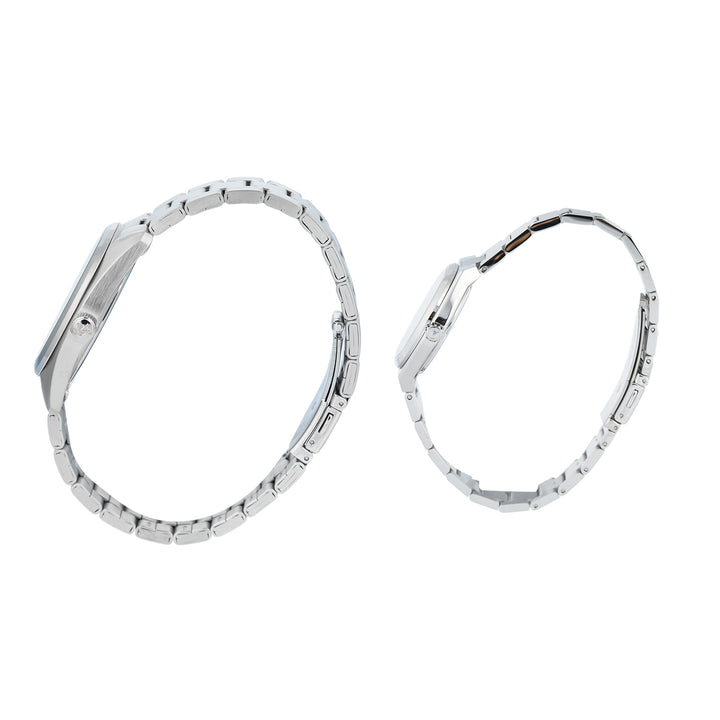 8697MDLDSSSL Couple's Classic Quartz Watch 39+32mm