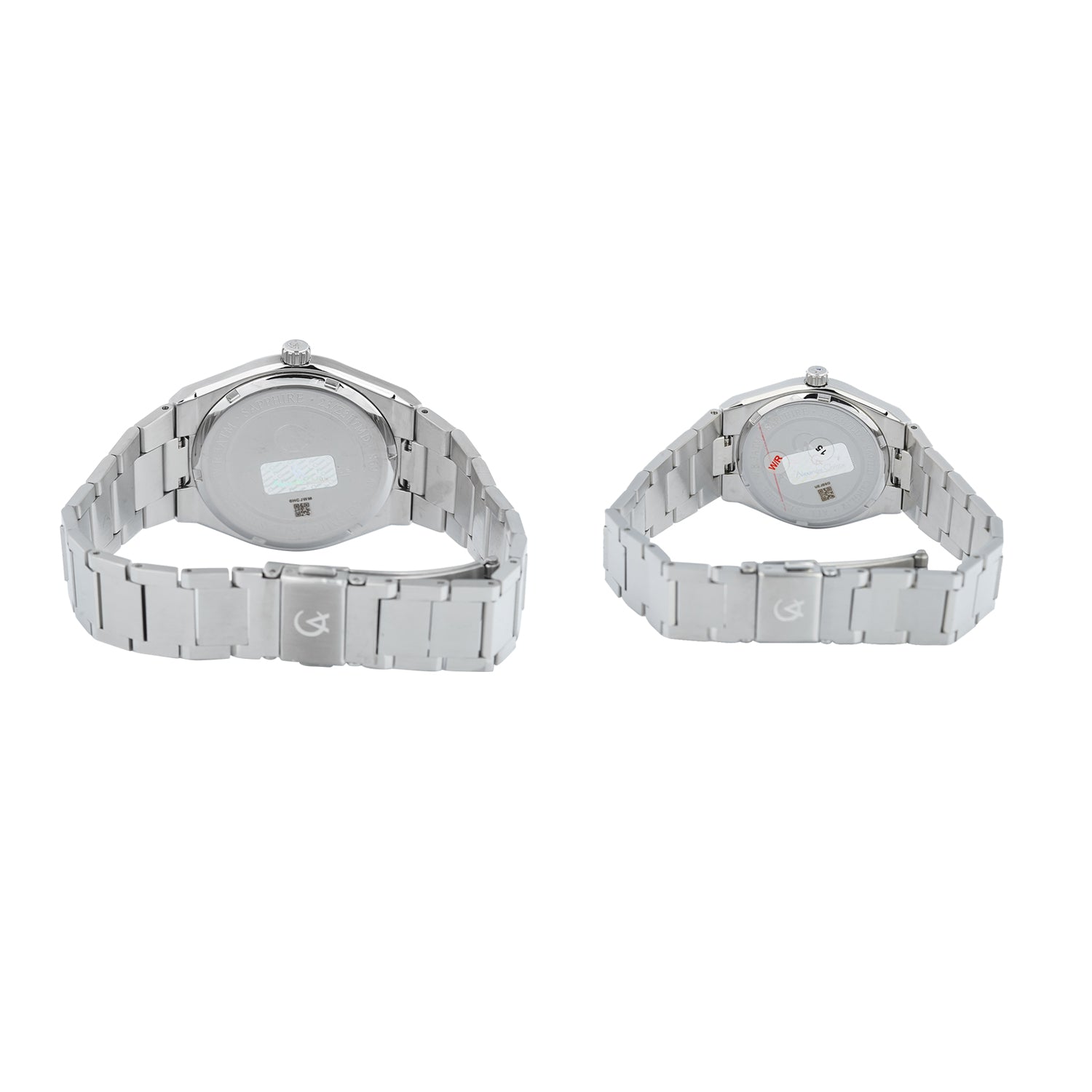 8697MDLDSSSL Couple's Classic Quartz Watch 39+32mm