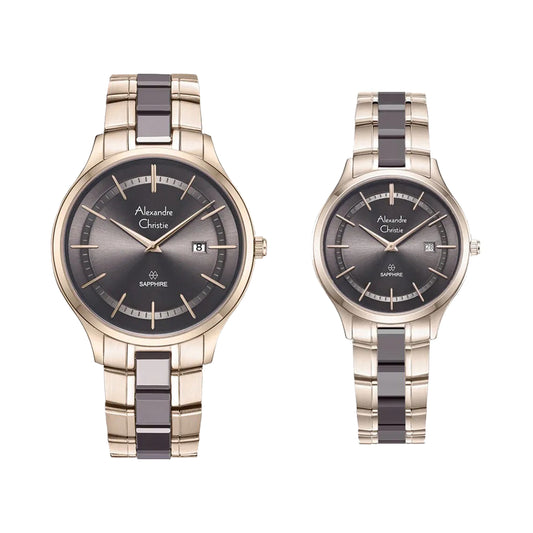 8707MDLDCGGR Couple's Classic Quartz Watch