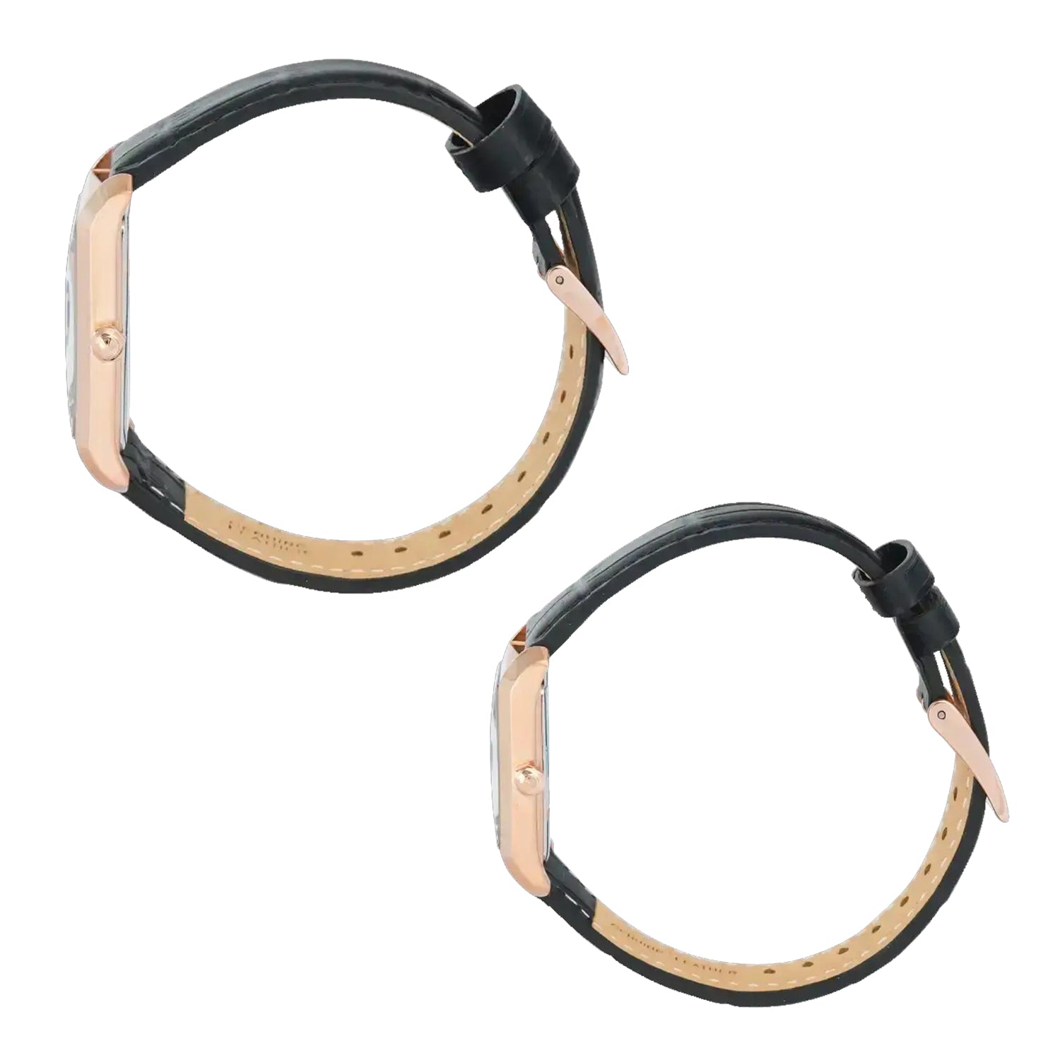 8714MDLDRGBA Couple's Classic Quartz Watch 23+28mm