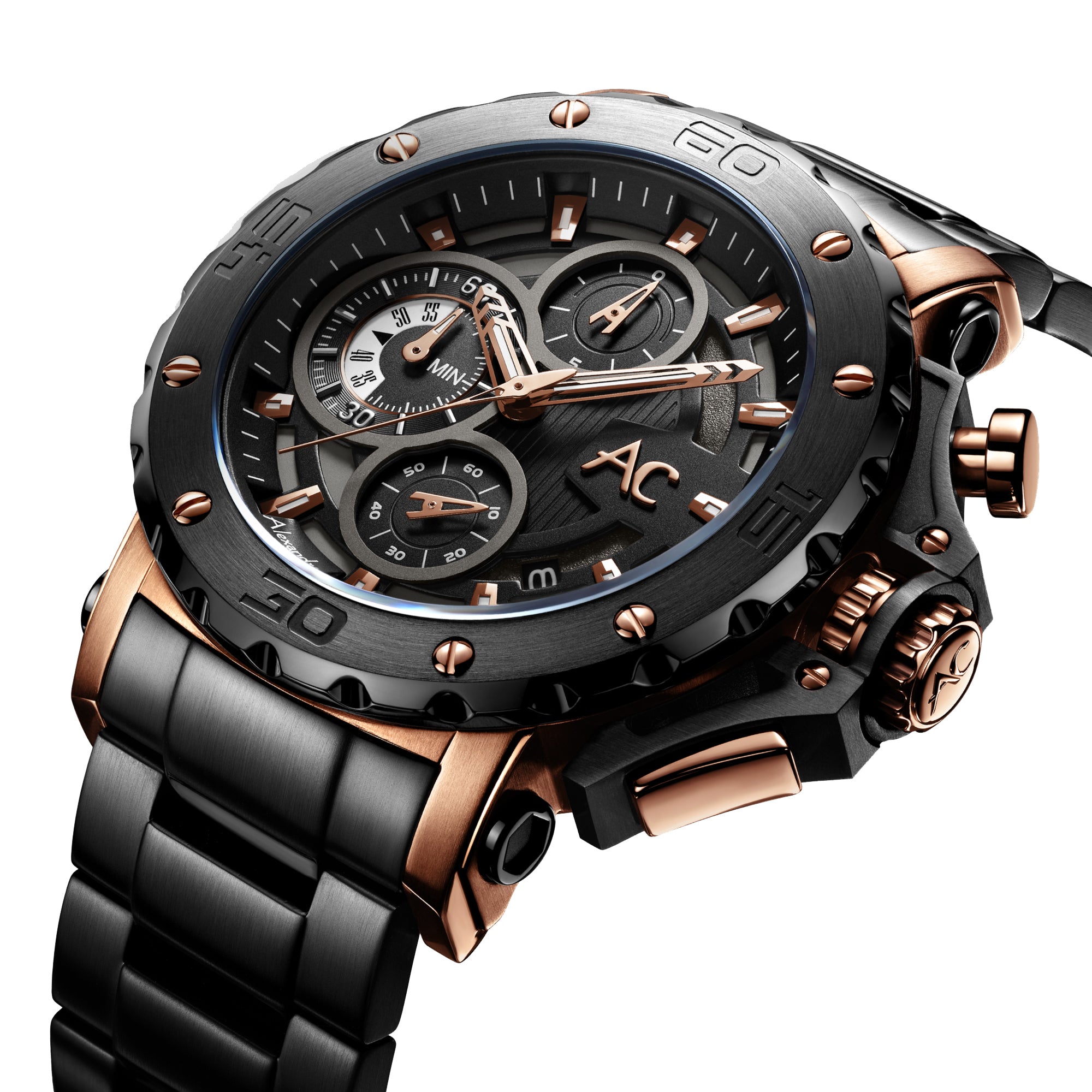 9205MCBBRBA Men's Chronograph Quartz Watch 47mm