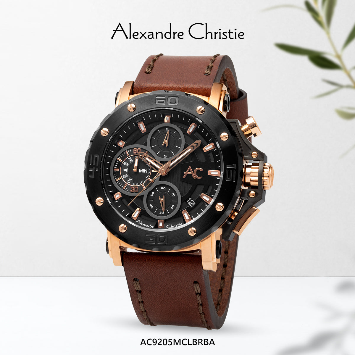 9205MCLBRBA Men's Chronograph Quartz Watch 47mm