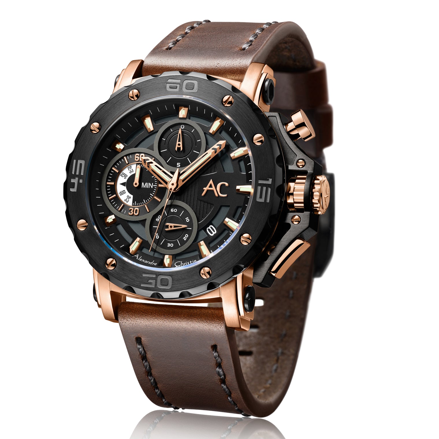 9205MCLBRBA Men's Chronograph Quartz Watch 47mm