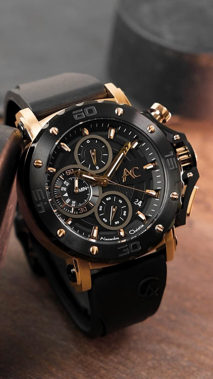 9205MCRBRBA Men's Chronograph Quartz Watch 47mm