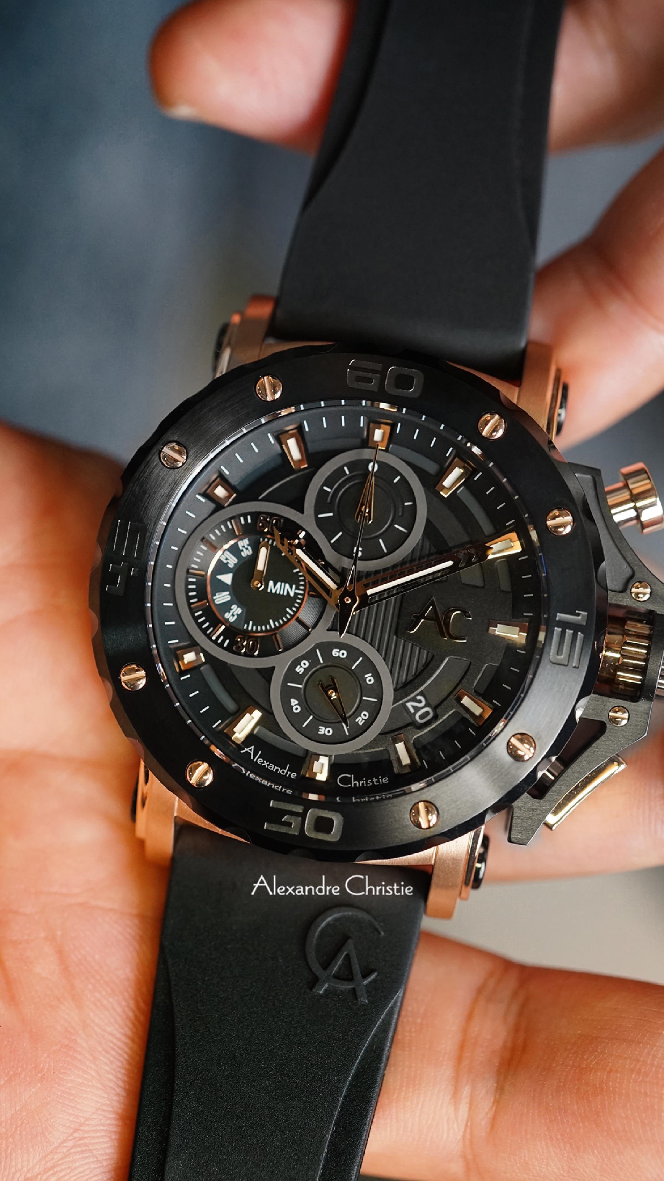 9205MCRBRBA Men's Chronograph Quartz Watch 47mm