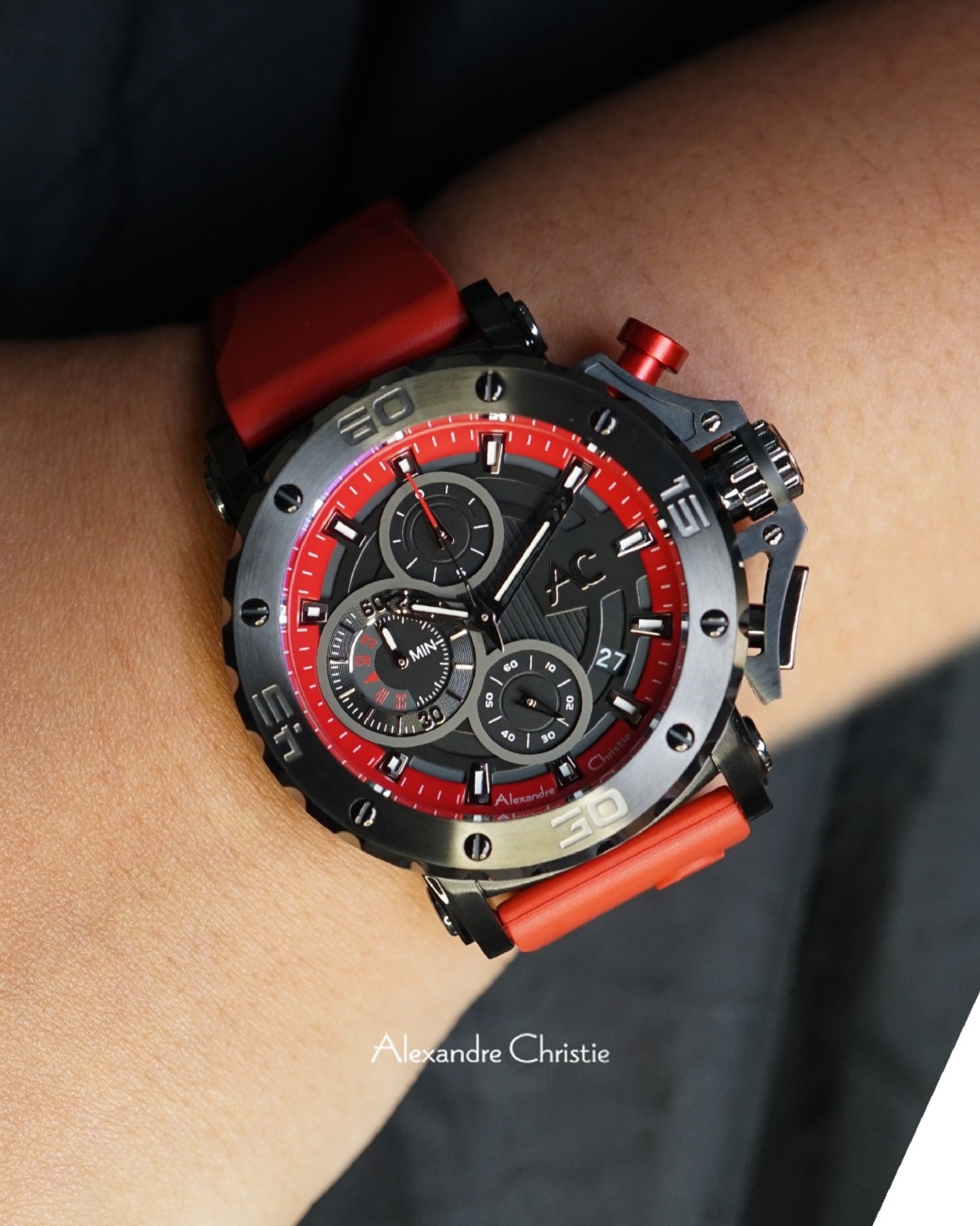 9205MCREPBARE Men's Chronograph Quartz Watch 47mm