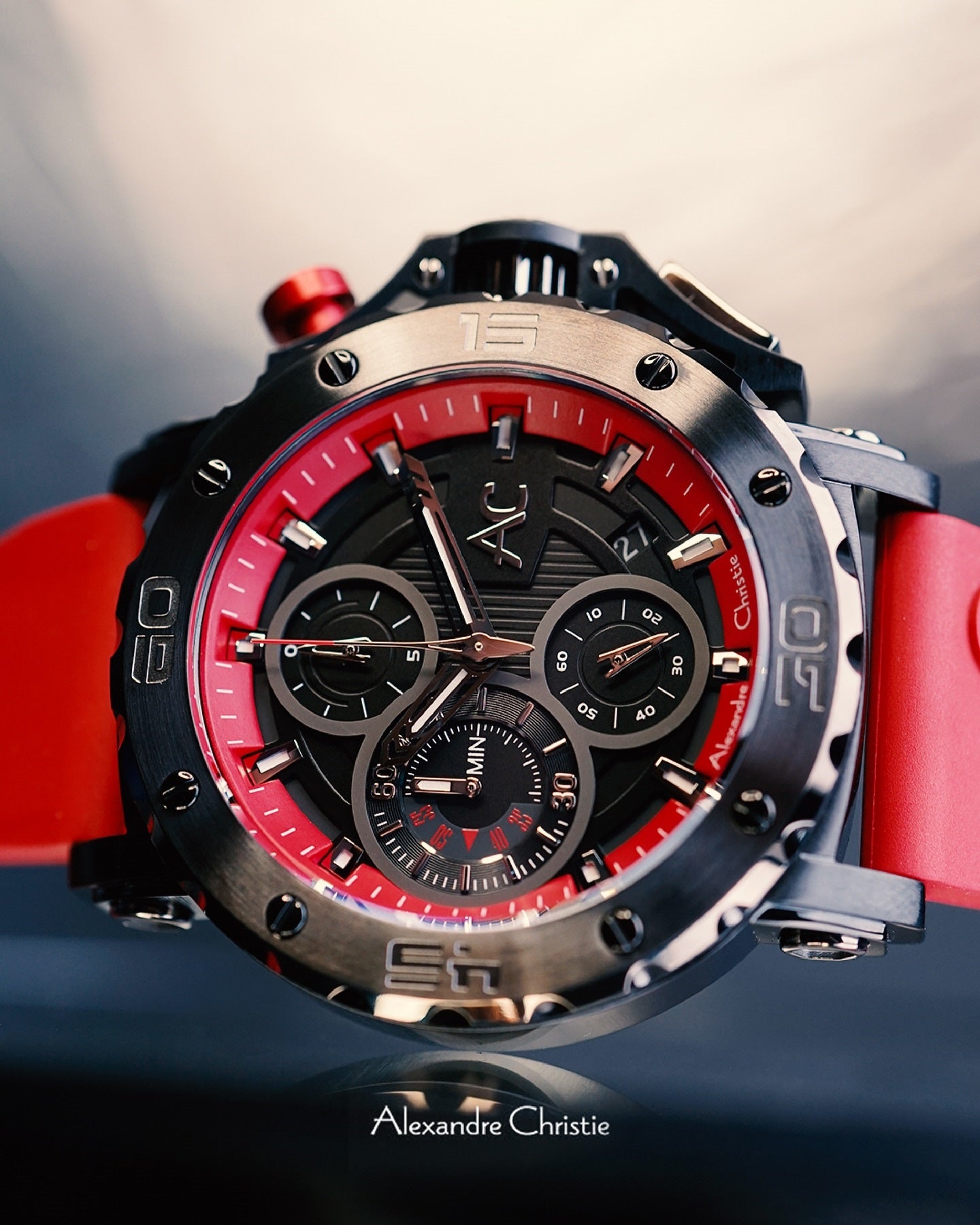 9205MCREPBARE Men's Chronograph Quartz Watch 47mm