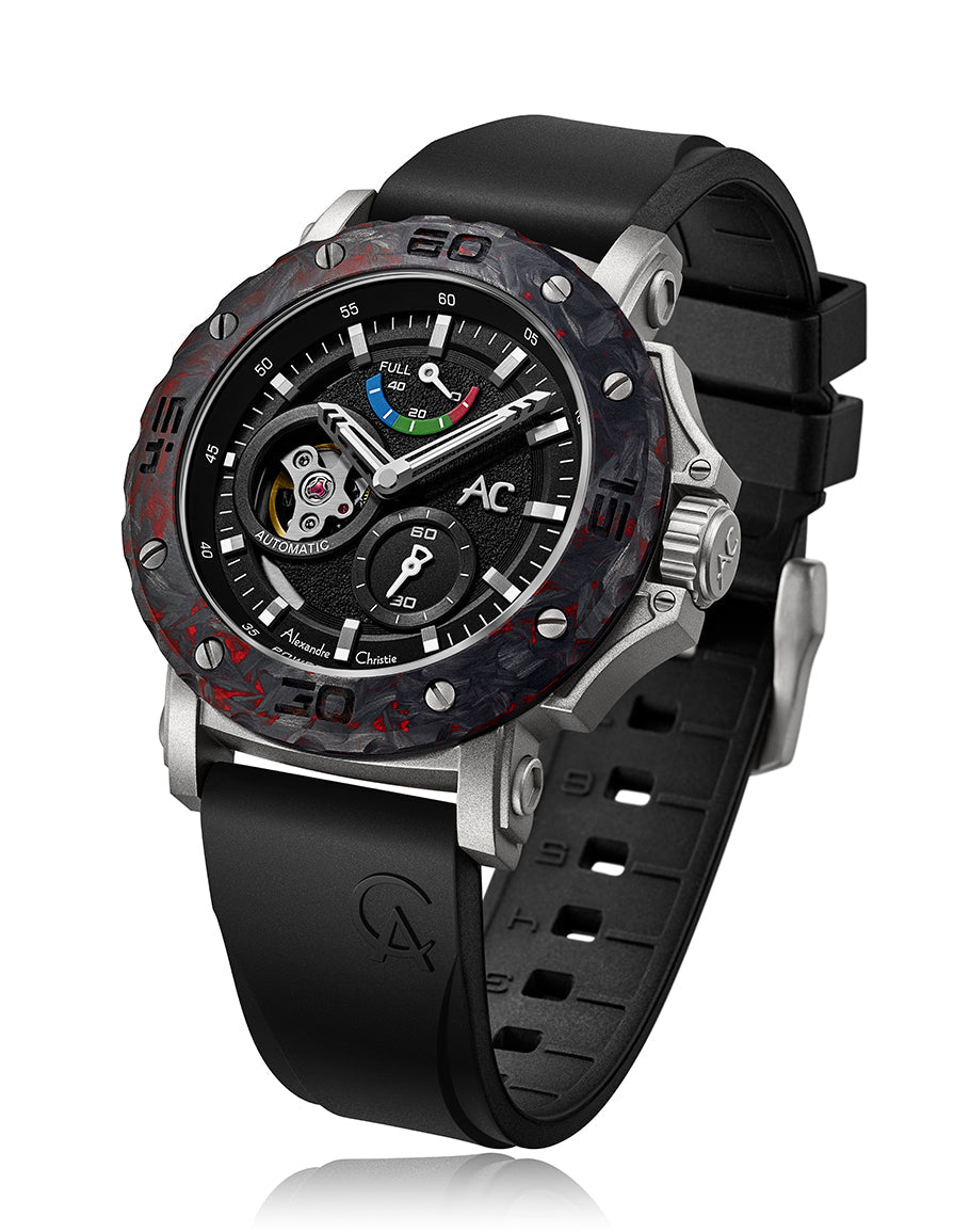 9205MPRTTBARE Men's Power Reserve Automatic Watch 44mm