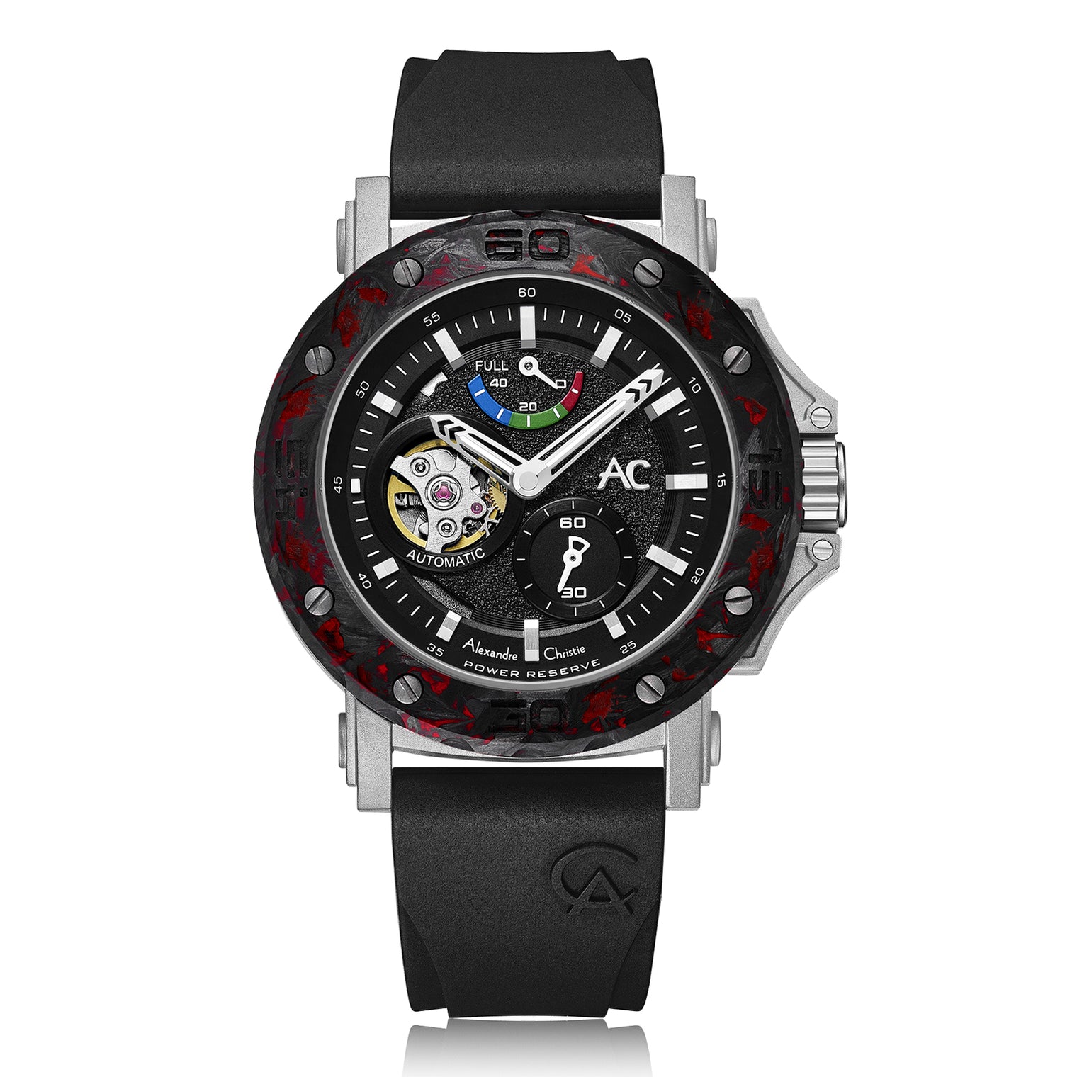9205MPRTTBARE Men's Power Reserve Automatic Watch 44mm