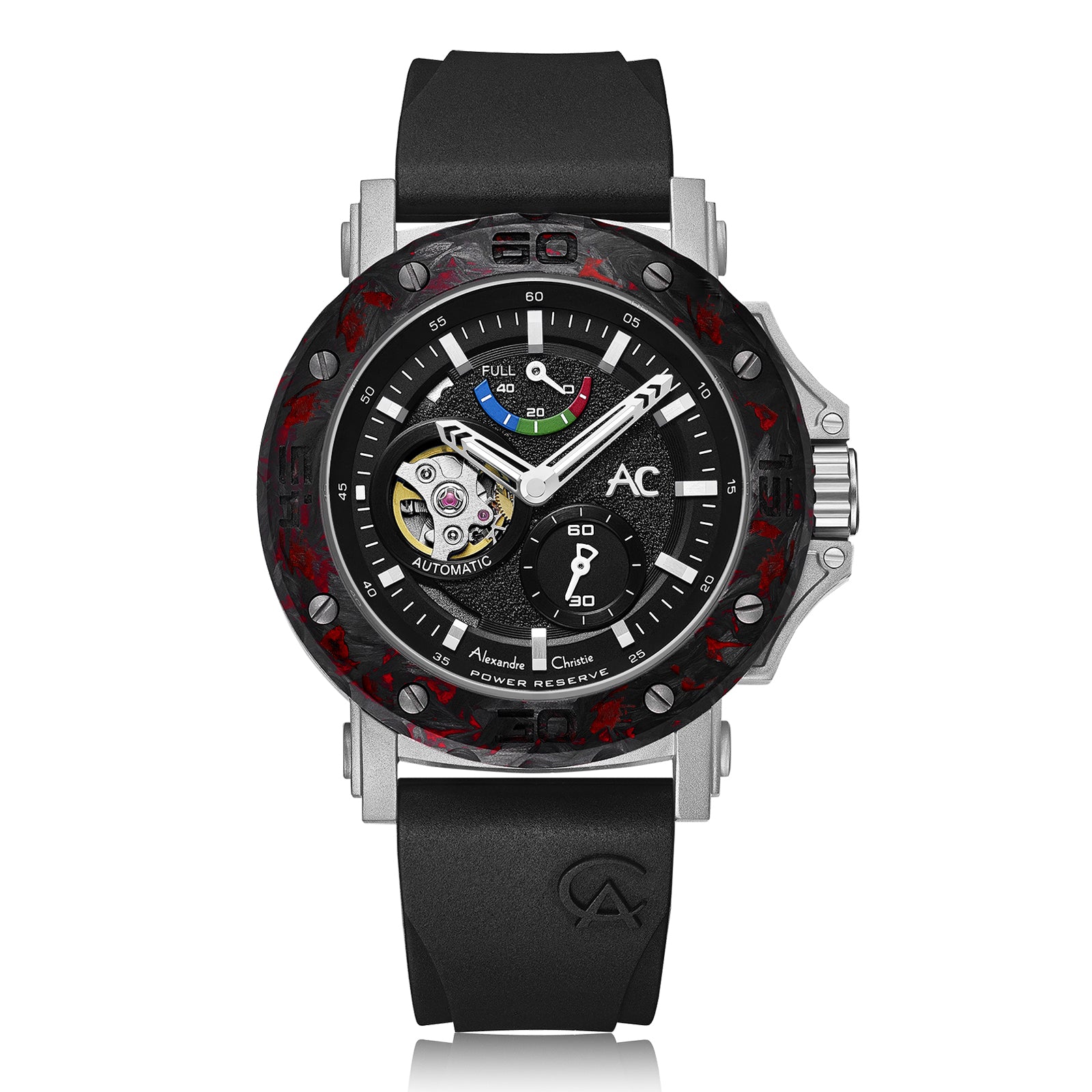 9205MPRTTBARE Men's Power Reserve Automatic Watch 44mm
