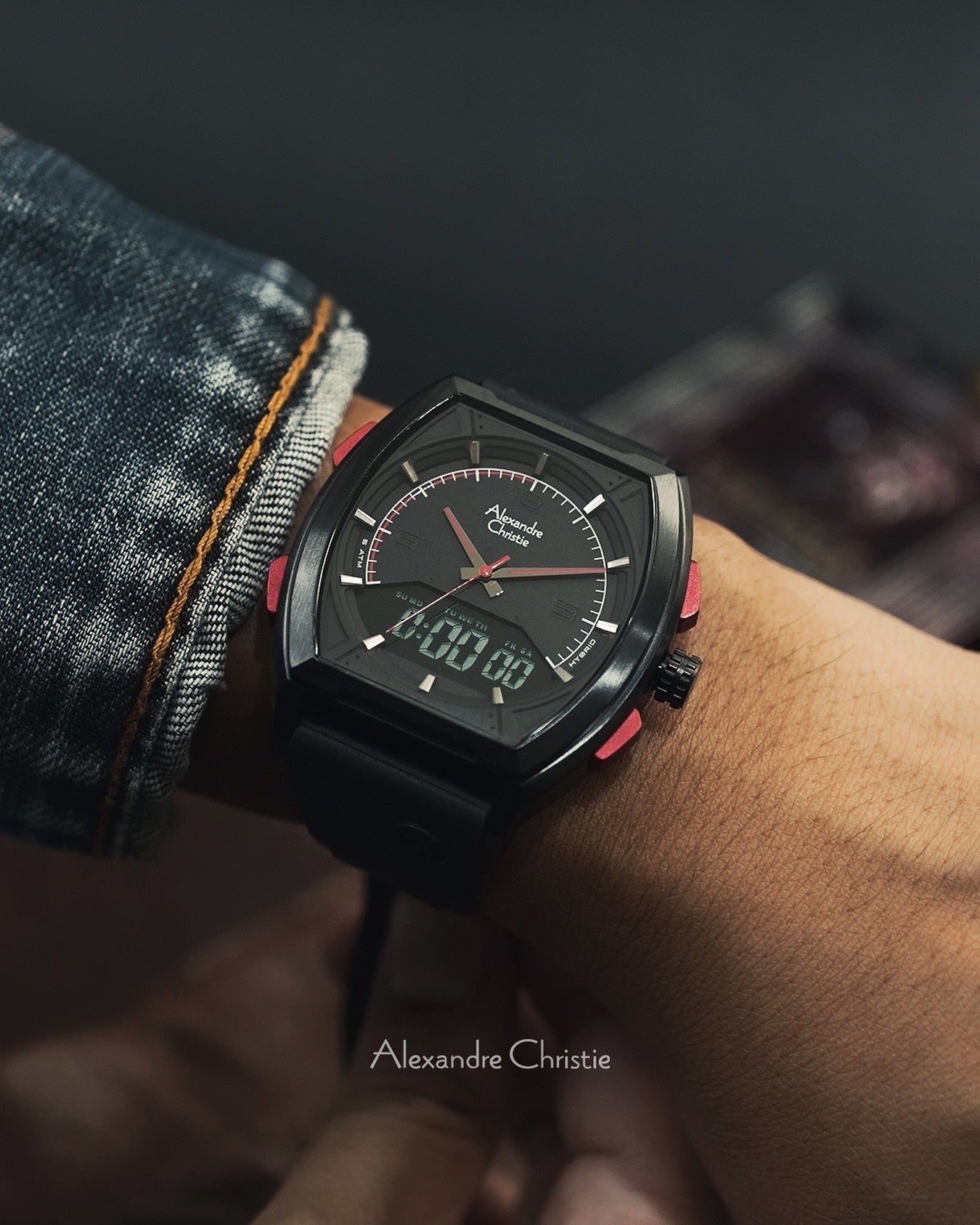 9390MHRIPBARE Men's Analog-Digital Quartz Watch 43mm