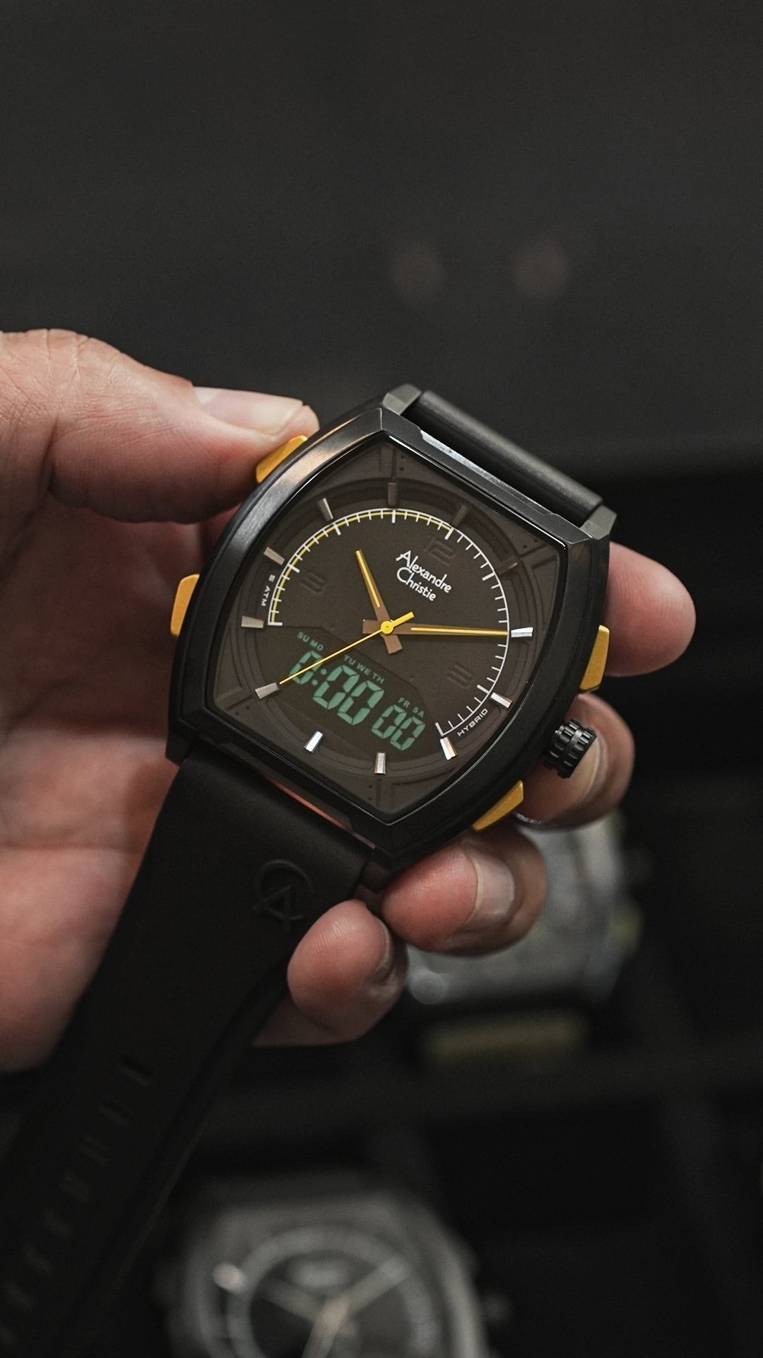 9390MHRIPBAYL Men's Analog-Digital Quartz Watch 43mm