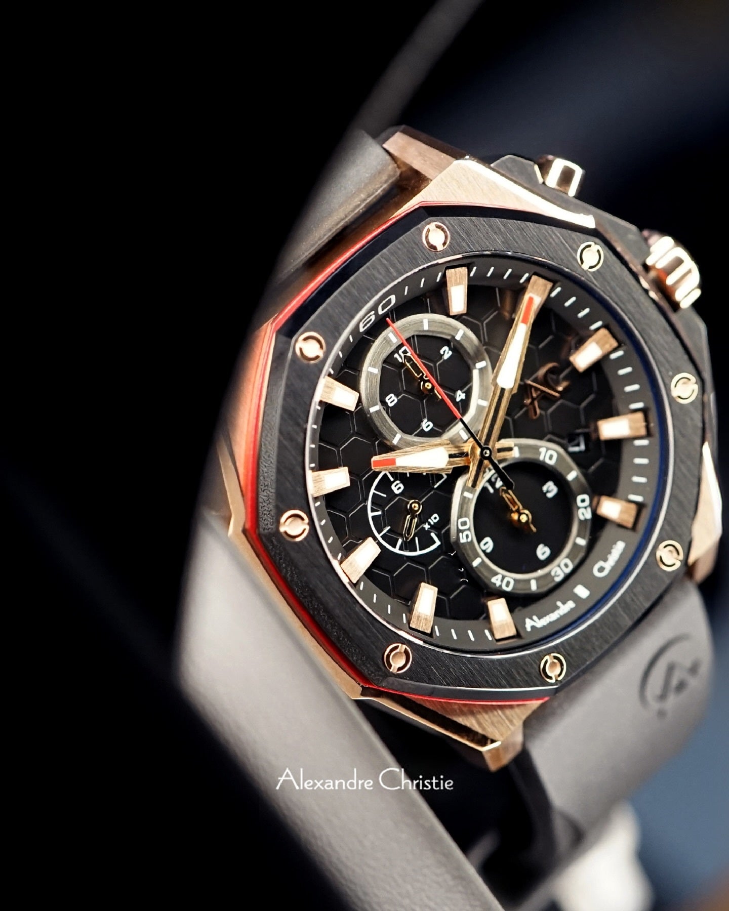 9601GCRBRBA Men's Chronograph Quartz Watch 45mm