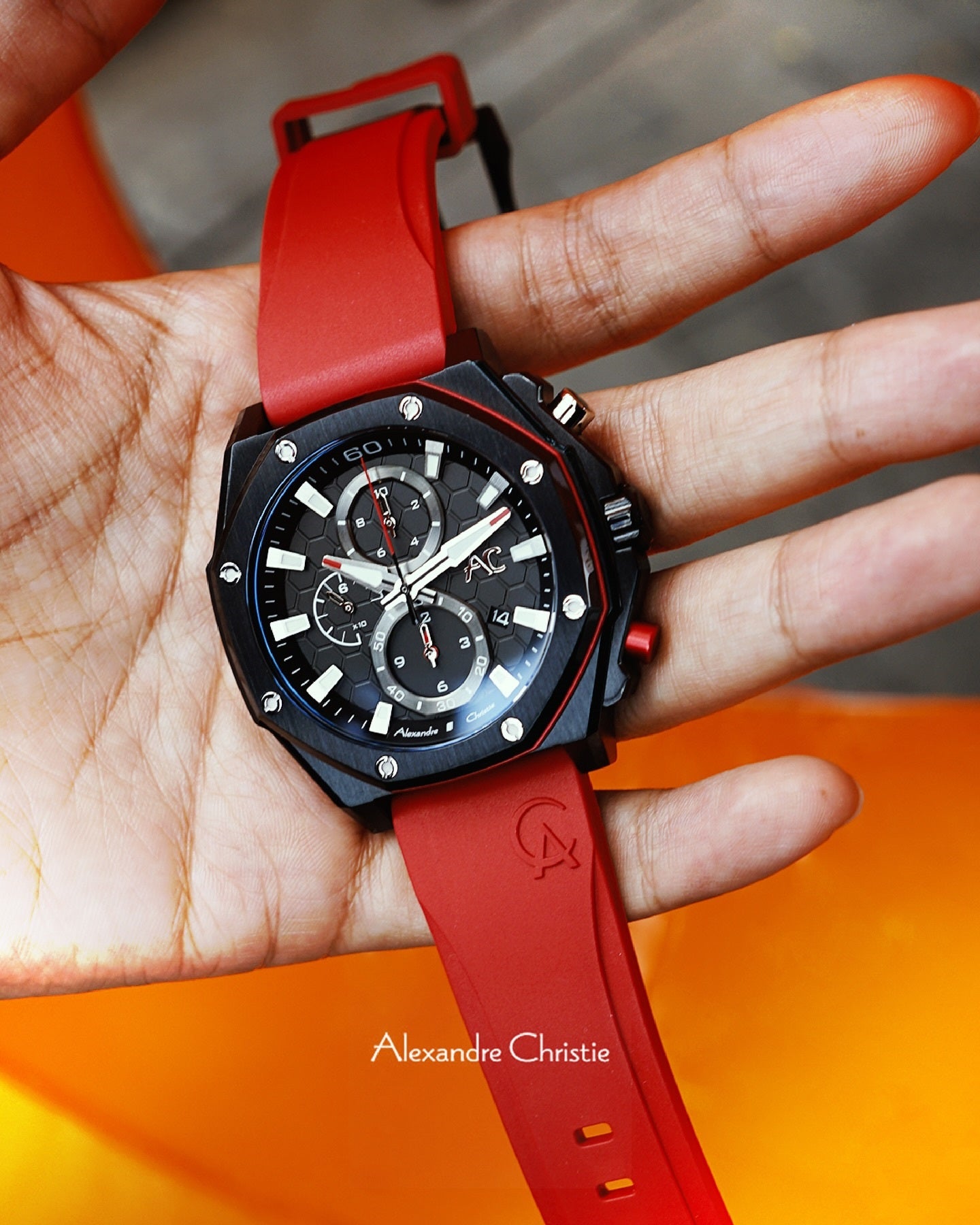 9601GCRIPBARE Men's Chronograph Quartz Watch 45mm