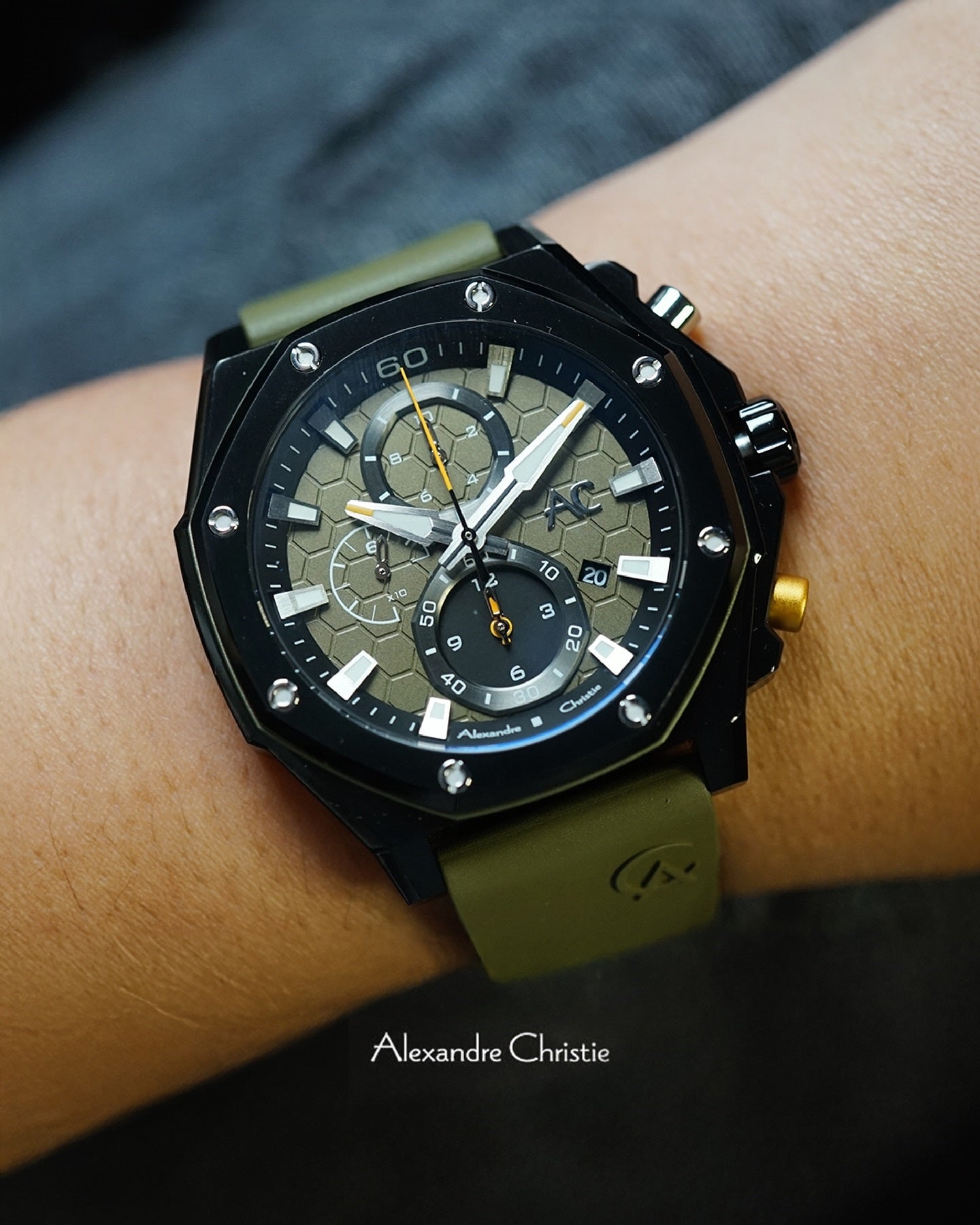 9601GCRIPGNYL Men's Chronograph Quartz Watch 45mm