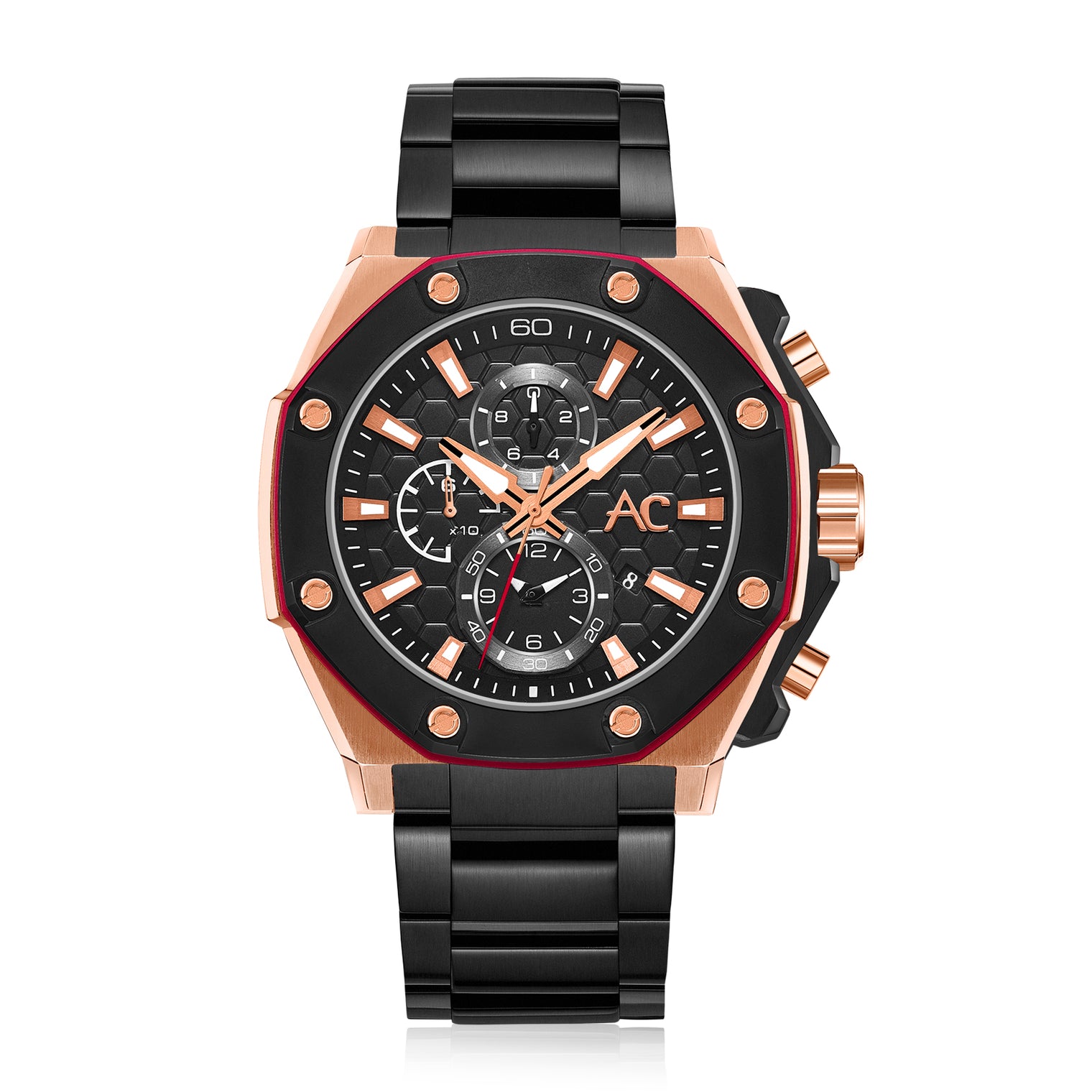 9601MCBBRBA Men's Chronograph Quartz Watch 47mm