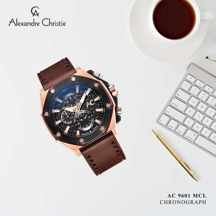 9601MCLBRBA Men's Chronograph Quartz Watch 47mm