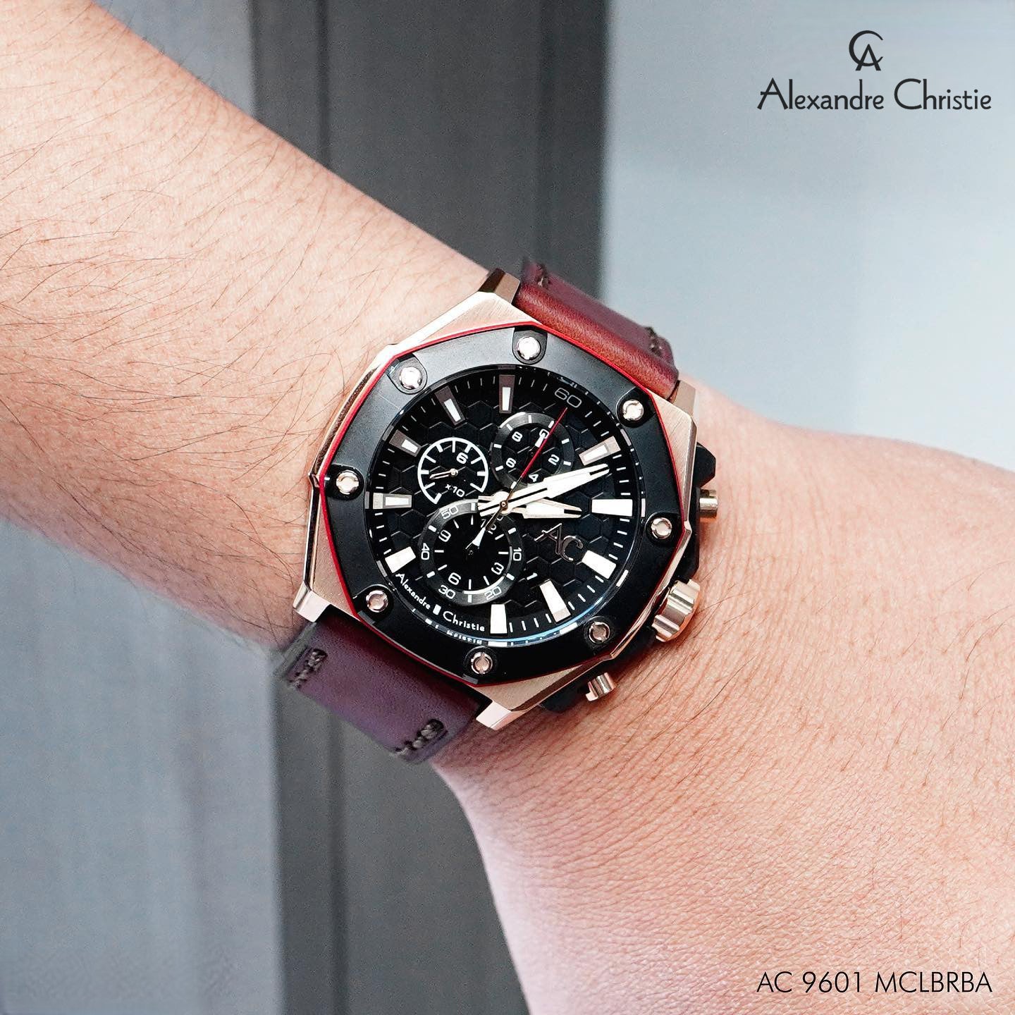 9601MCLBRBA Men's Chronograph Quartz Watch 47mm