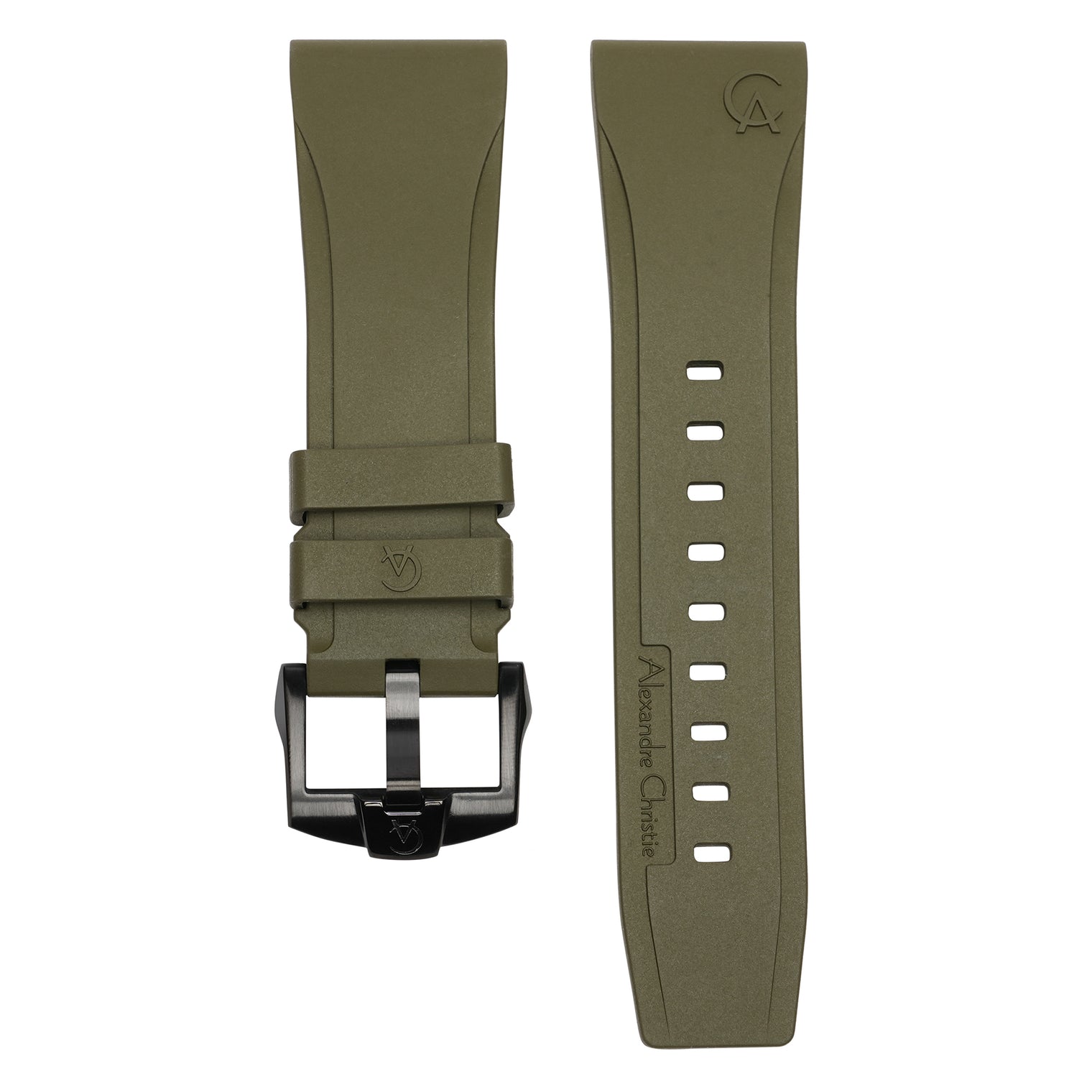ACR26IPGN-V1 FKM Rubber Strap 26mm