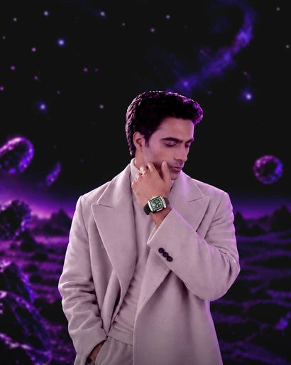 Cosmic Green on the wrist