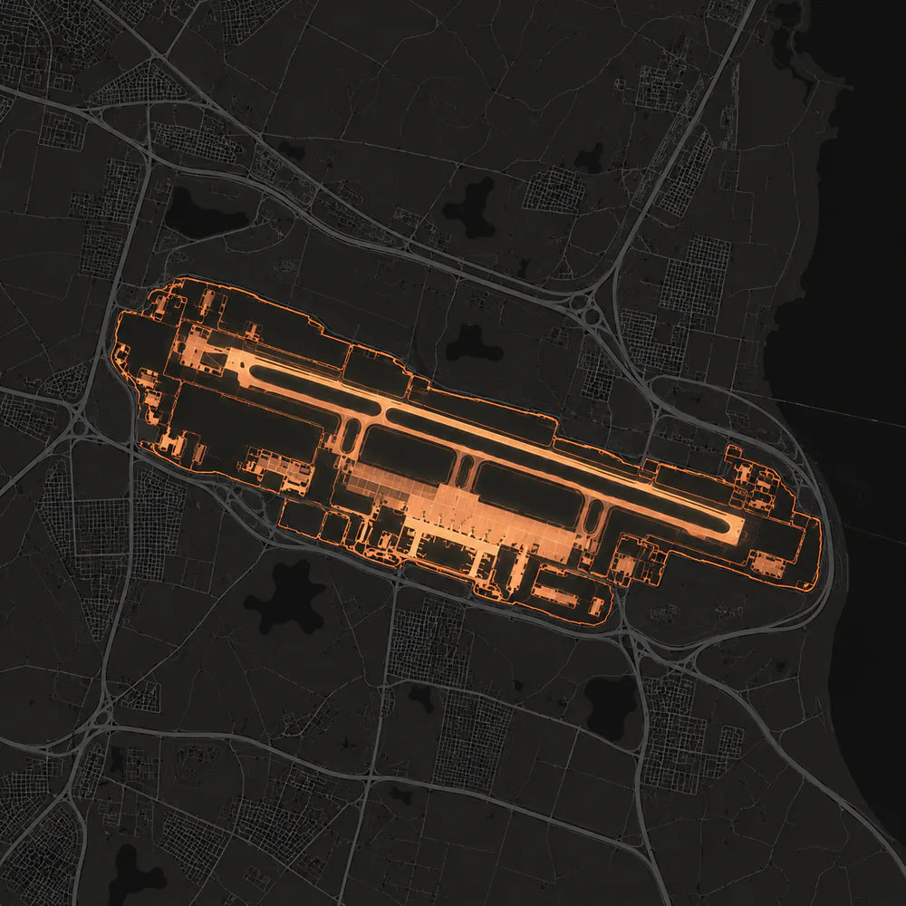 Map of Alluri Sitarama Raju International Airport