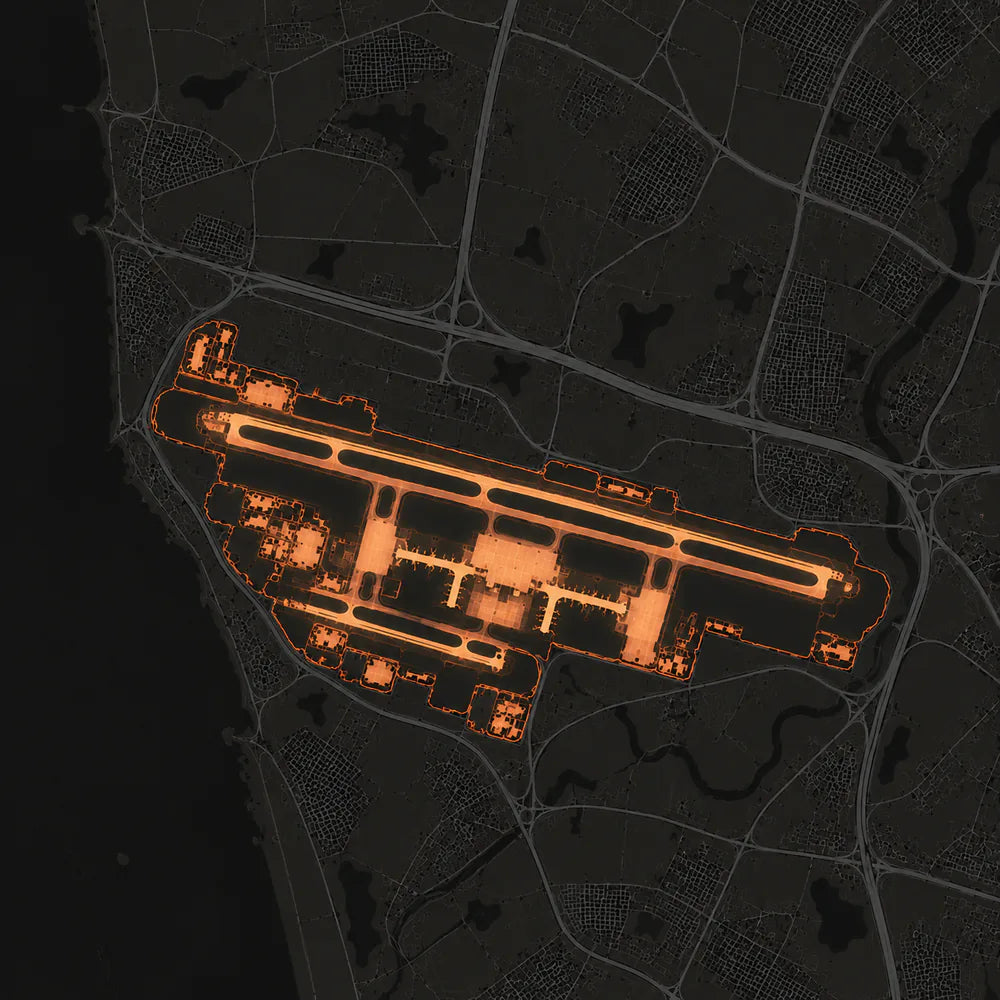 Map of Mangaluru International Airport