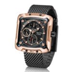 AC 3030 BFB Multi Function Watch For Women - Rose Gold Black