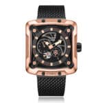AC 3030 MAB Mech. Automatic Watch For Men - Black Rose Gold