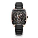 AC 6376 BFB Multi Function Watch For Women - Rose Gold Black